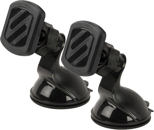 MWSM2PK-UB Magicmount Magnetic Car Phone Holder Mount with Suction Cup - 360 Degree Adjustable Head, Universal with All Devices - Suction Mount - Pack of 2